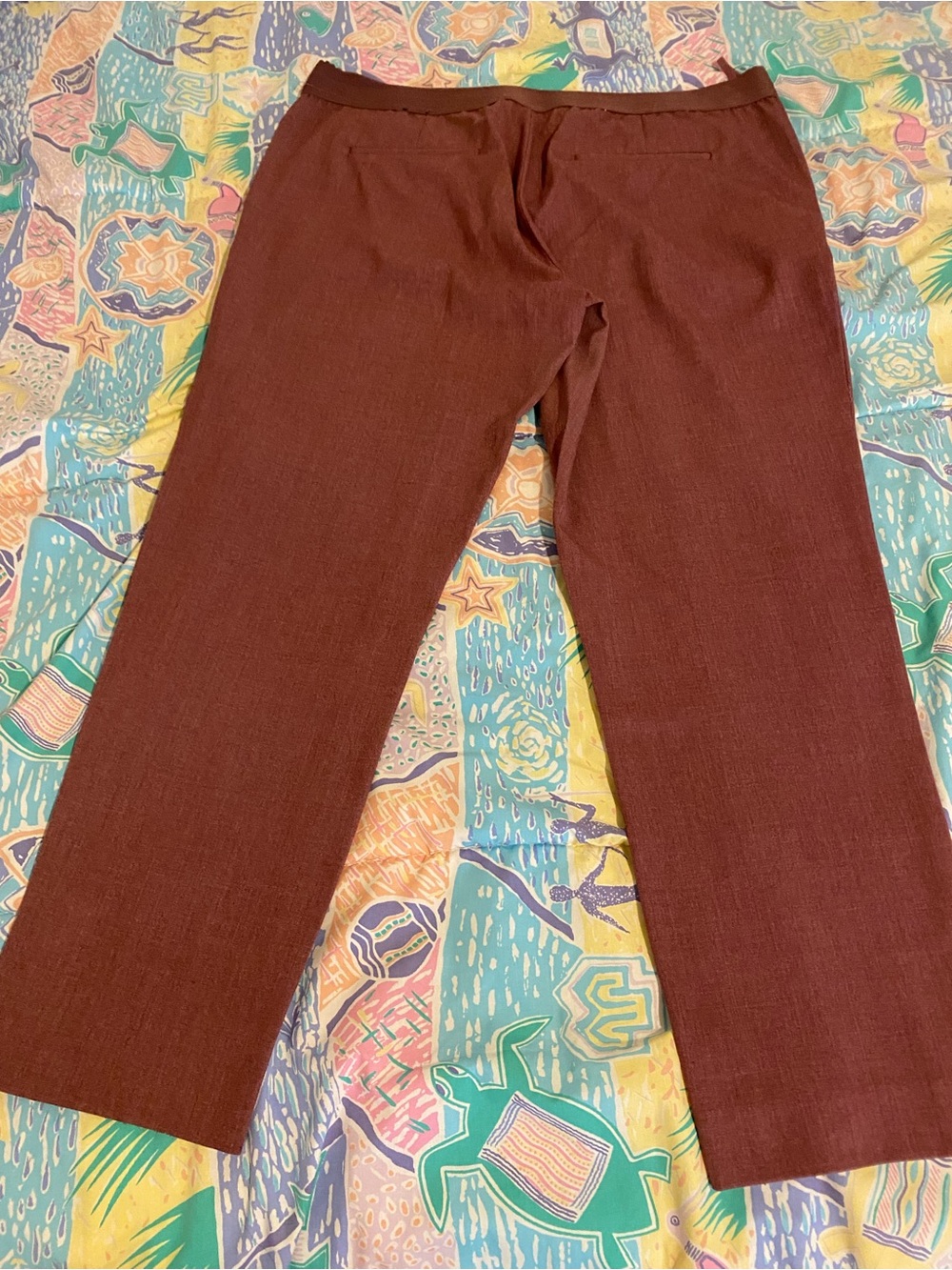 Amanda & Chelsea Women’s Dark Rose Dress Pants